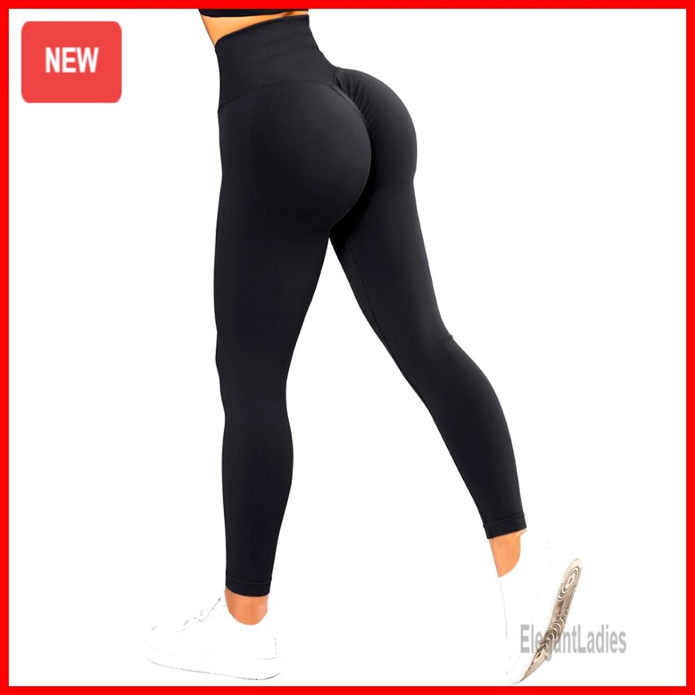 High Waisted Seamless Scrunch Butt Lifting Leggings Workout Yoga Pants